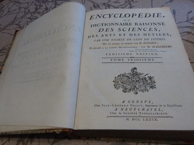 L'Encyclopédie Diderot d'AlembertNouvelle Page